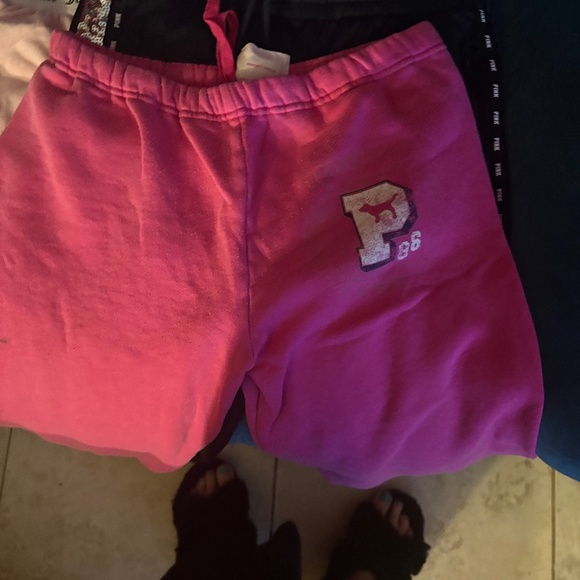 Love pink sweat pants - Picture 1 of 2